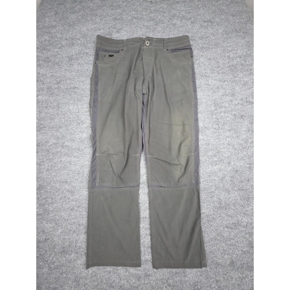 Kuhl RADIKL Pants Men's 36 x 34 (FITS 36 x 30) Gray Hiking *Mark